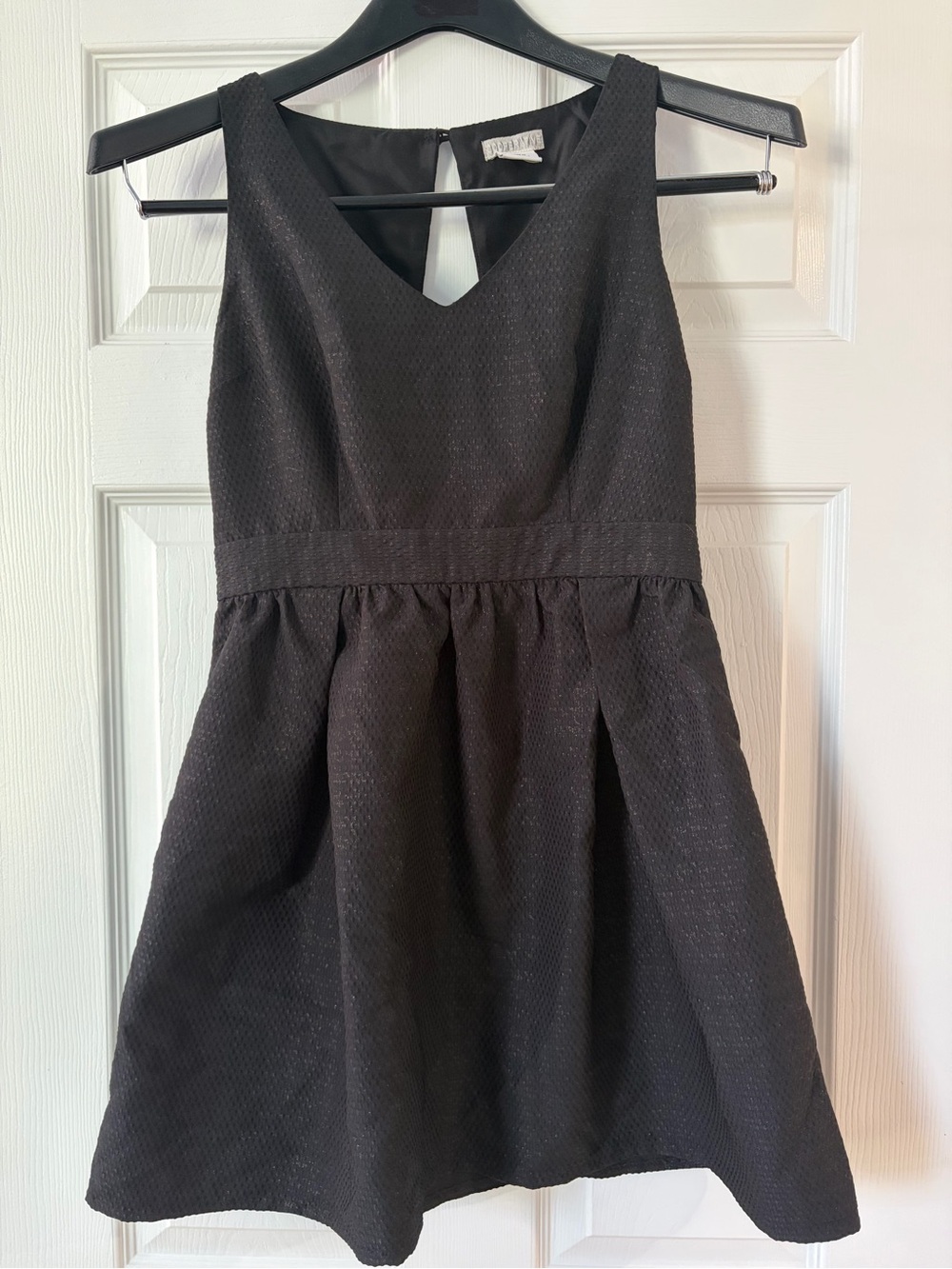Black Open Back Dress